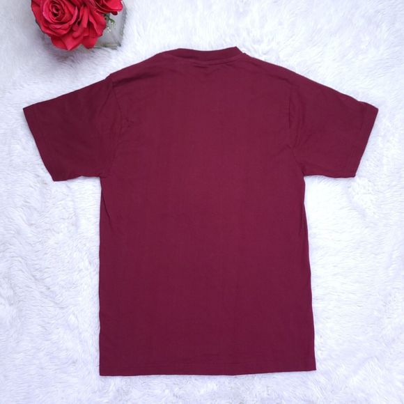 Vintage Hakuna Matata Embroidered Maroon T-Shirt Lion King Born In Kenya Size S - Picture 7 of 7